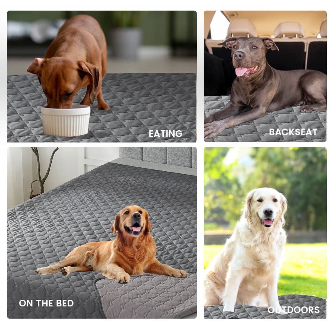 Double-Sided Reversible Dog Bed Cover – Waterproof Sofa & Furniture Protector Blanket for Pets & K