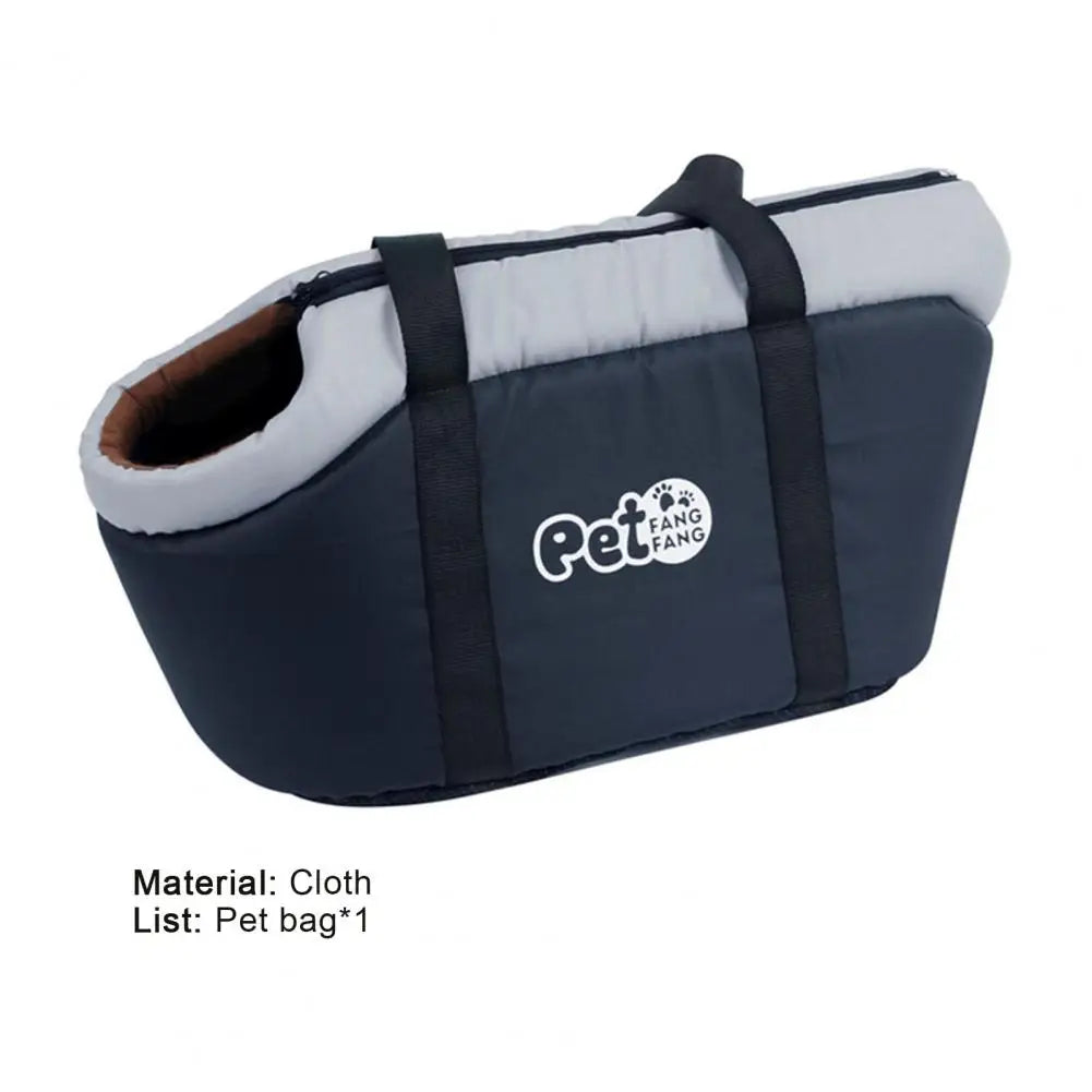 Soft-Sided Pet Carrier Bag – Breathable Travel Tote with Adjustable Strap & Interior Pad for Cats and Small Dogs