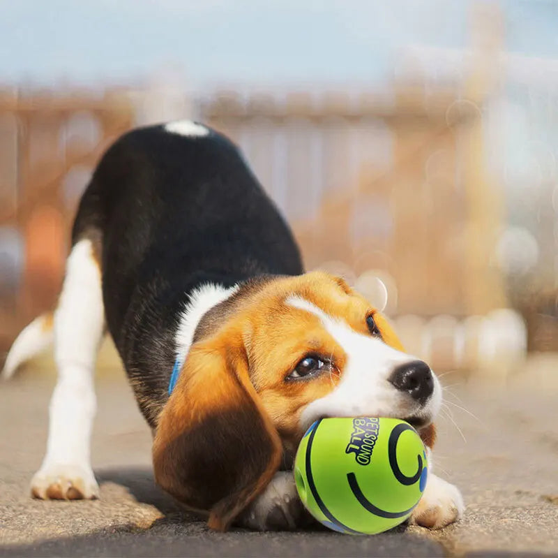 Wobble Wag Giggle Glow Ball – Interactive Sound Dog Toy 🟢🐾
