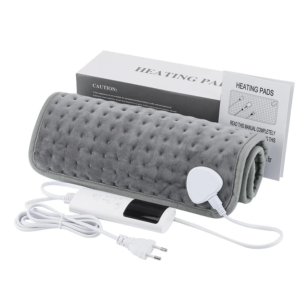 🔥 Electric Heating Pad Blanket – Thermal Shoulder, Abdomen & Back Warmer for Winter Fatigue Relief