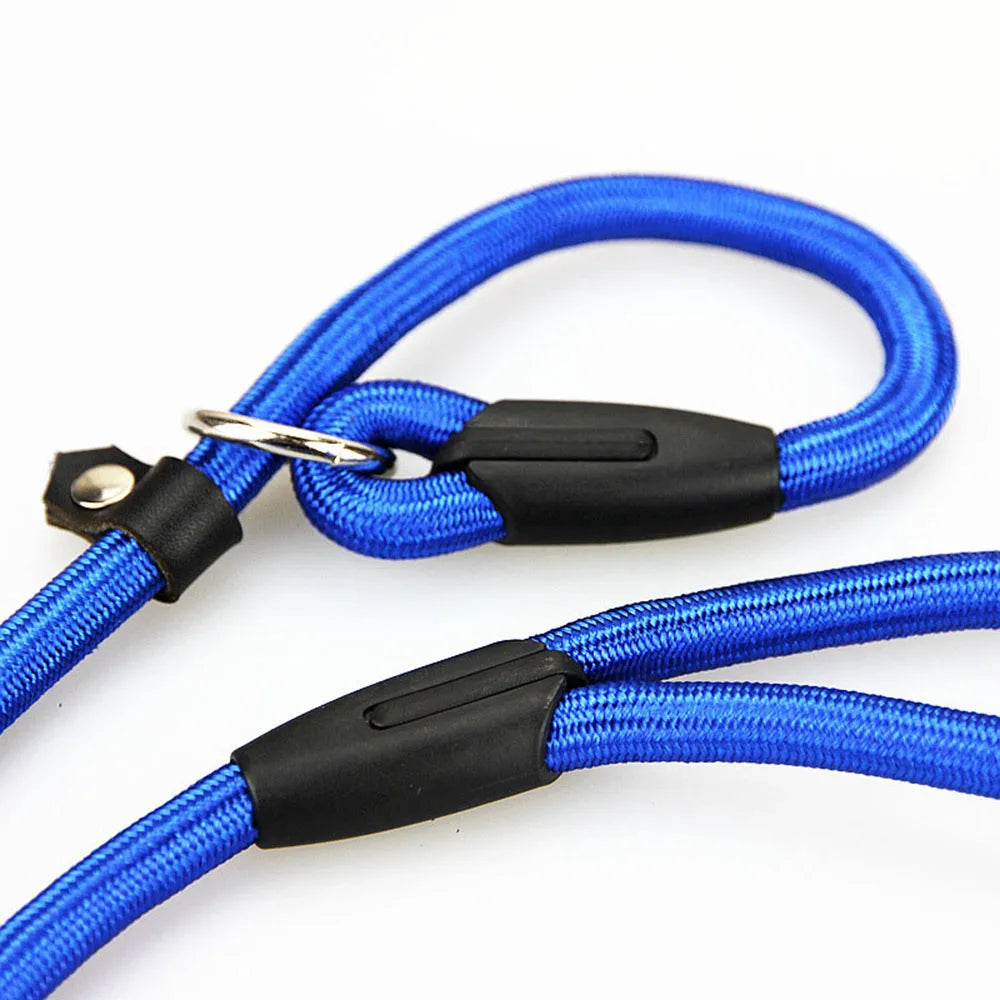 Slip Lead Dog Leash for Small Dogs – Anti-Choking P-Shaped Rope Leash for Puppy Training & Walking