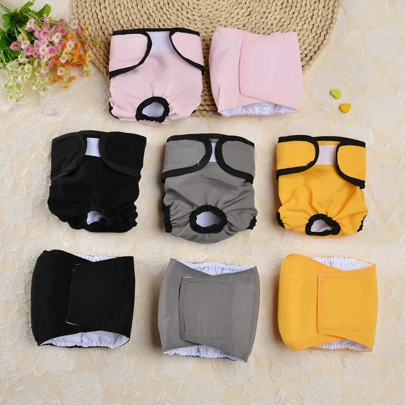 Reusable Pet Diapers – Washable Sanitary Pants for Female Dogs & Male Cats