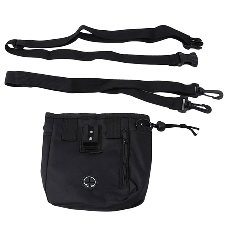 Multifunctional Dog Training Treat Pouch – Pet Snack & Food Bag with Waist Strap & Crossbody Option for Puppy Walking & Training