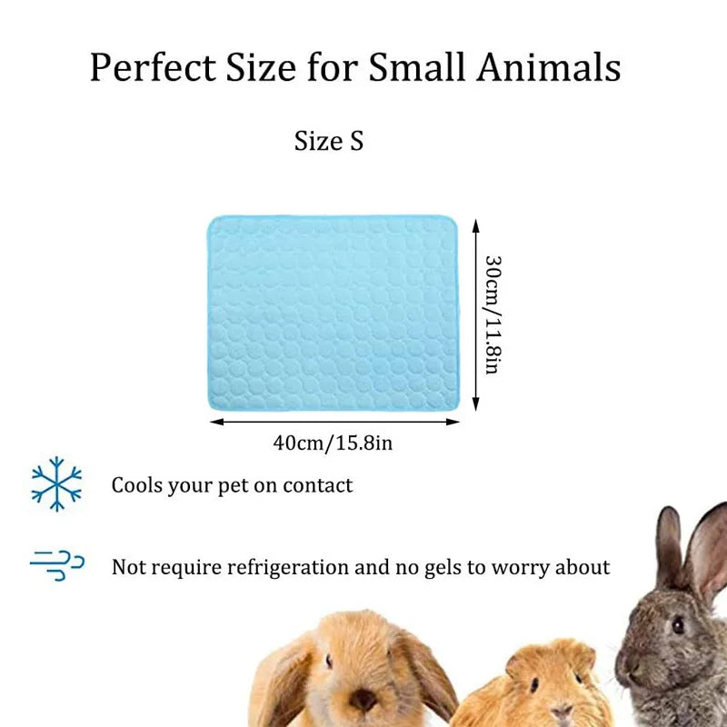 Cooling Cage Liners for Guinea Pigs – Breathable Summer Pee Pads for Small Animals, Rabbits, Chinchillas & Hamsters