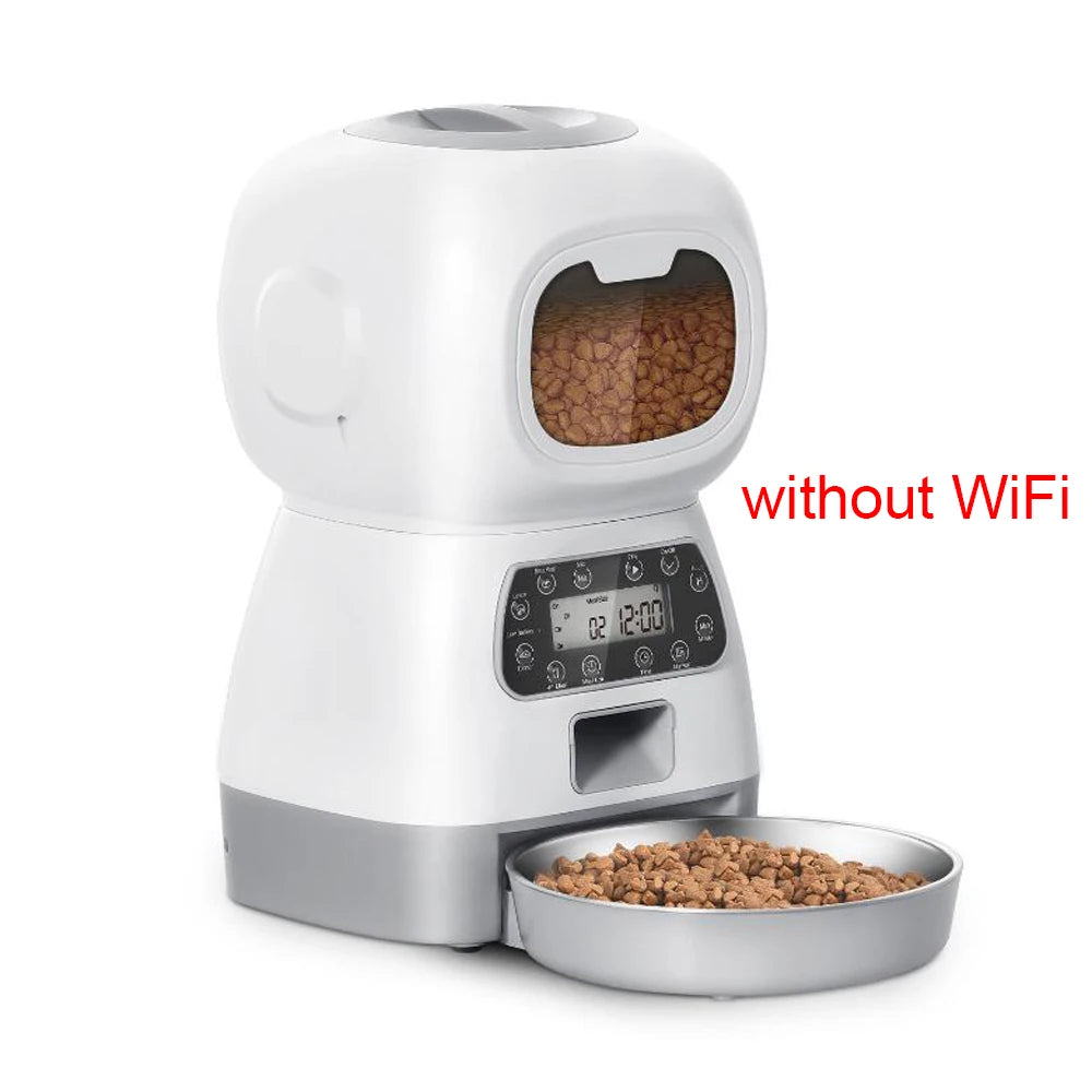 3.5L WiFi Smart Pet Feeder – Voice Recorder & Slow Feed 🐾📱