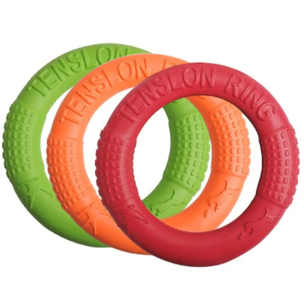 Floating Dog Training Ring – Chew-Resistant Water Toy for Small Dogs