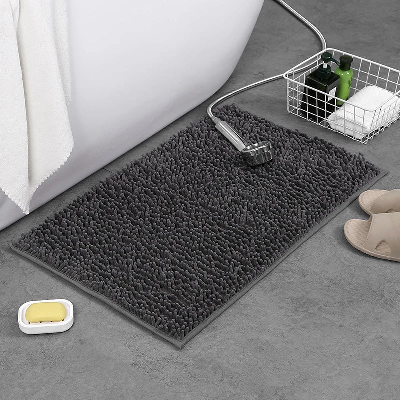 Chenille Plush Pet Mat – Soft Absorbent Dog & Cat Bed Pad, Cozy Seat Cushion for Crates, Bathroom & Pet Lounging