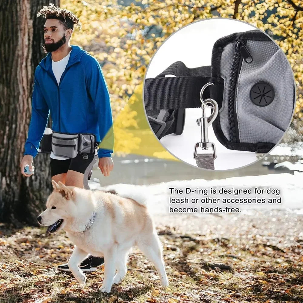 🎒 Dog Training & Walking Waist Bag – Hands-Free Treat Pouch with Water Cup Holder 🐶💧
