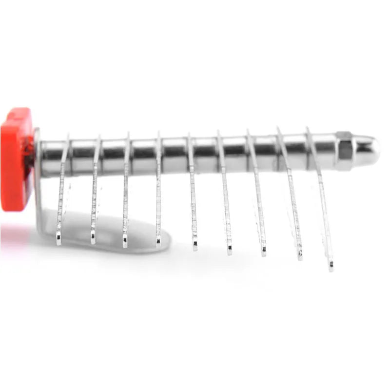 Open-Knot Dematting Comb & Razor Rake – Gentle Grooming Tool to Remove Knots, Mats & Tangles for Dogs & Cats