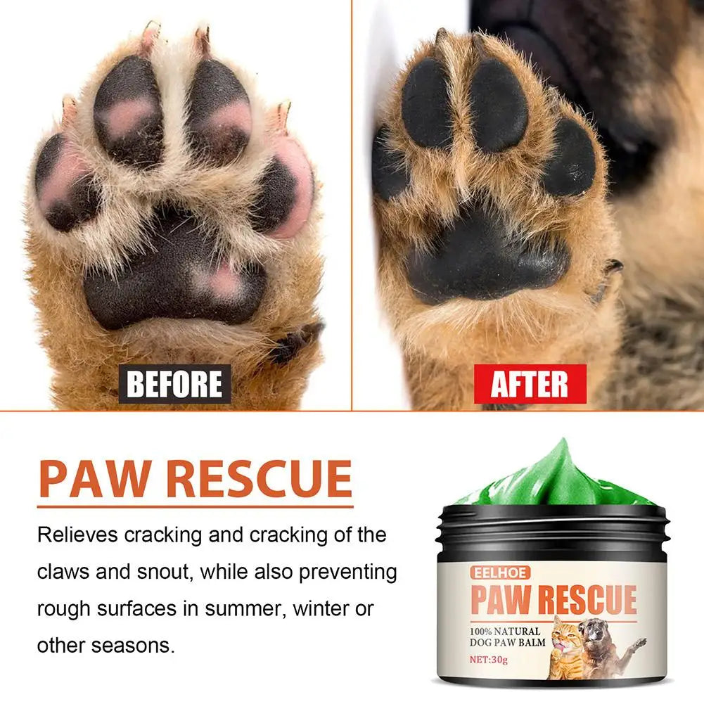 Pet Paw Cream Dog Cat Paw Cleaner Kitten Foot Washer Foot Cleaning Protection Moisturizer Pet Supplies Dry Healthy Care Balm 30g