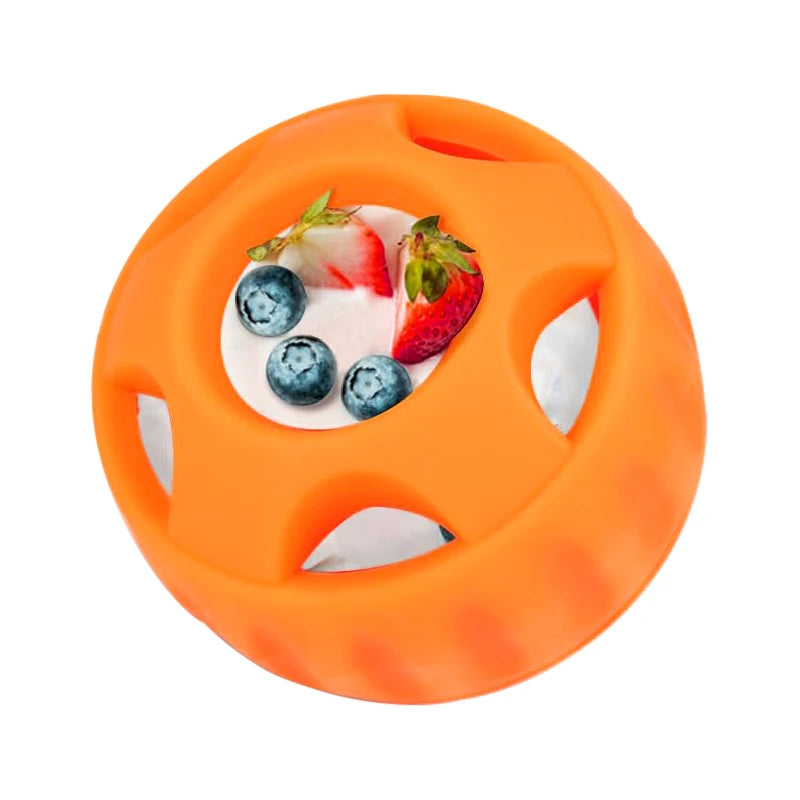 Dog Chew Toys with Treat Tray – Freezeable Fillable Treat Toy & Silicone Molds for Cooling, Anxiety Relief & Long-Lasting Play