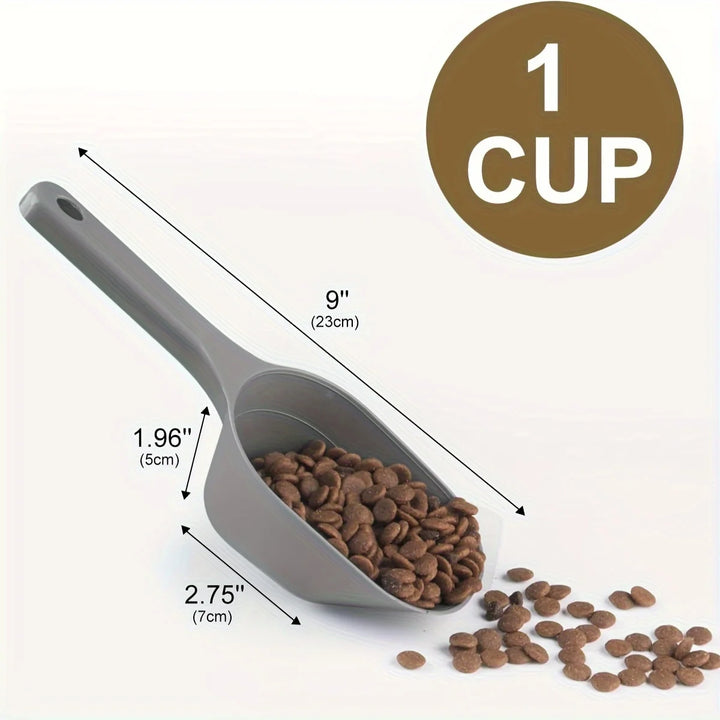 Pet Feeding Shovel Large Capacity Plastic Cat & Dog Food Scoop – Multifunctional Deep Pet Food Spoon