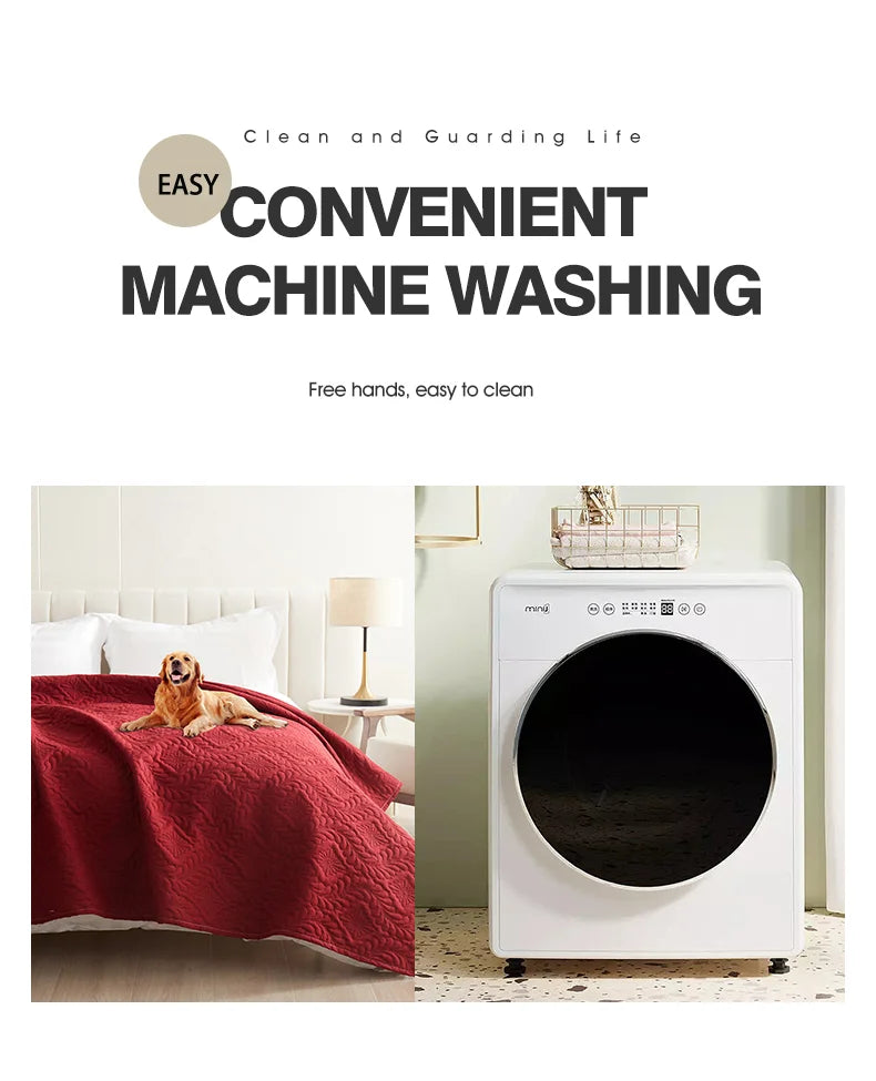 Anti-Leaking & Non-Slip Dog Bed Cover: