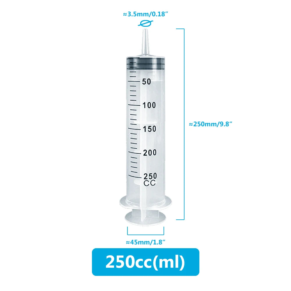 Multifunction Large Capacity Syringe with Hose – 100ml-550ml Pet Feeding, Oil, Fluid Injector