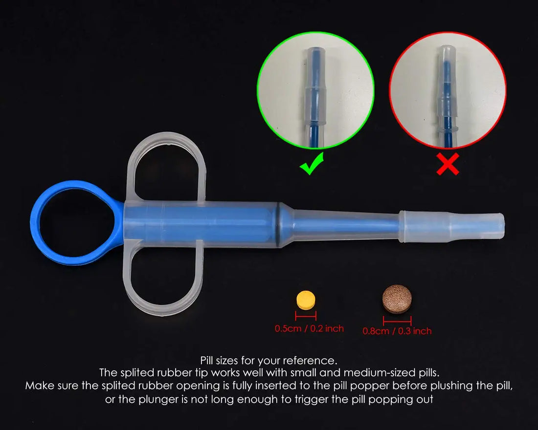 Silicone Pet Medicine Feeder – Tablet & Liquid Dispenser for Dogs & Cats