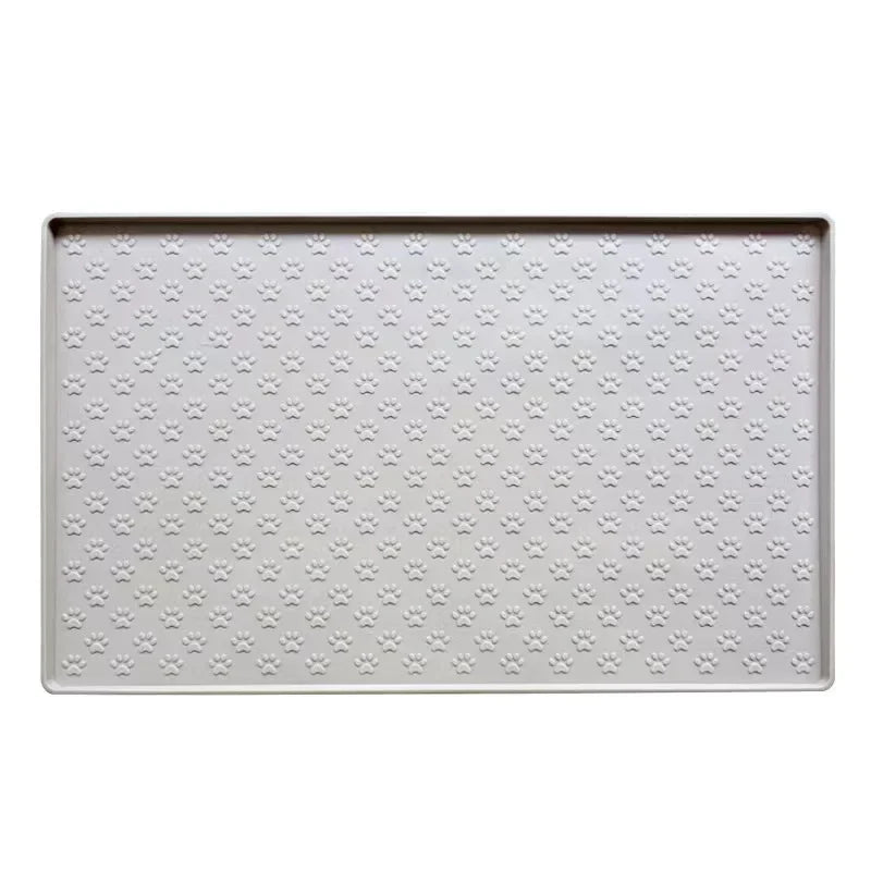 🐾 Silicone Waterproof Pet Feeding Mat – Non-Slip Food & Water Bowl Placemat for Cats & Dogs