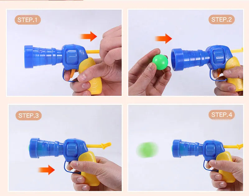 🎯 Cat Plush Ball Shooting Gun – Mini Silent Launcher Toy for Interactive Play & Stress Relief