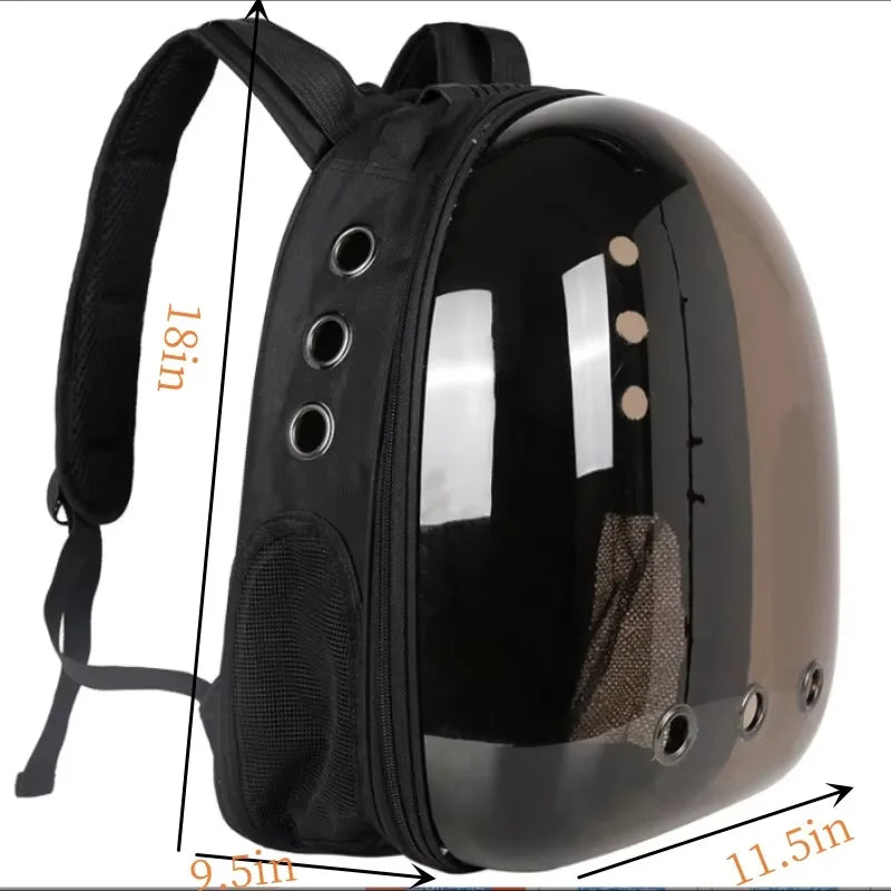 Portable Space Capsule Cat Carrier – Breathable Travel Bag for Cats & Small Dogs