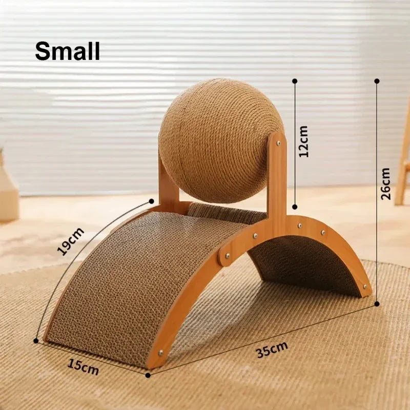 Vertical Arch Cat Scratching Board – Wear-Resistant