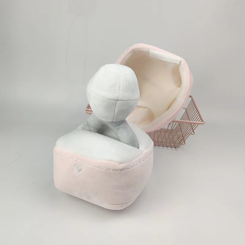 Big Diamond & Ring Box Plush Dog Toy – Cute Creative Engagement Ring Set for Dogs & Puppies