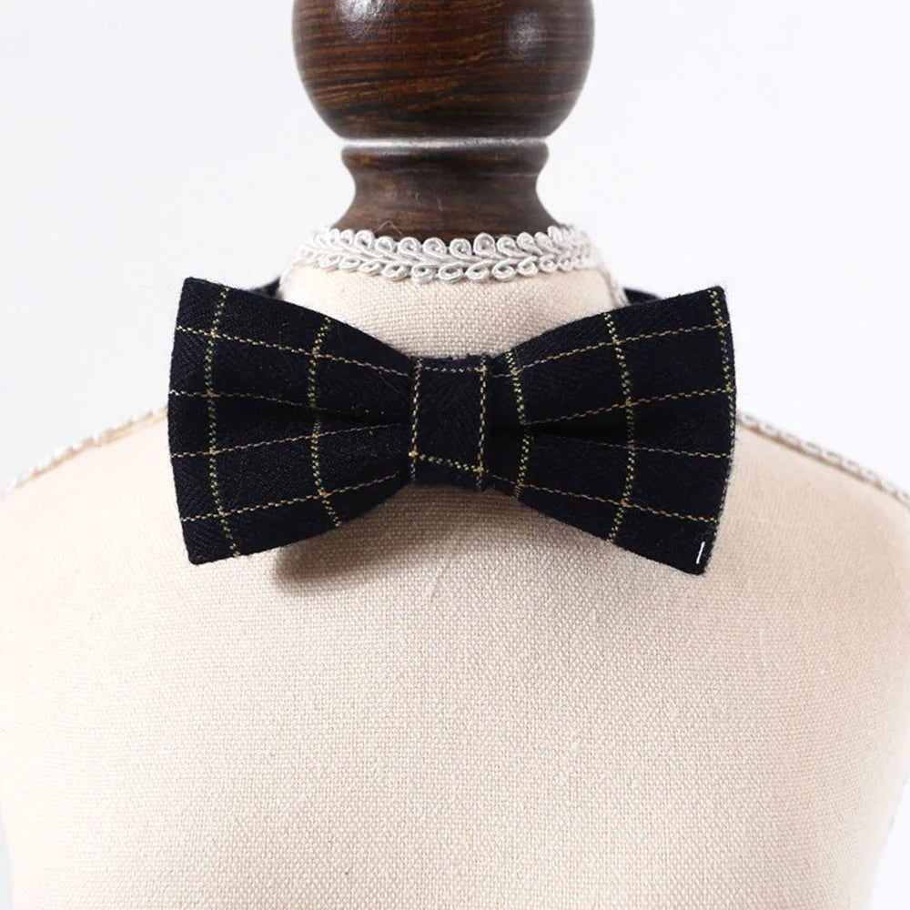 Adjustable Pet Bow Tie – Formal Breakaway Neck Tie Collar for Small Dogs & Cats