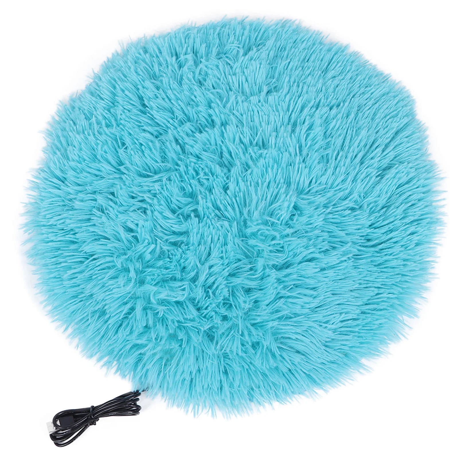 USB Heated Cat Plush Mat – Soft Electric Heating Pad for Cats & Small Dogs, Four Seasons Warm Pet Blanket