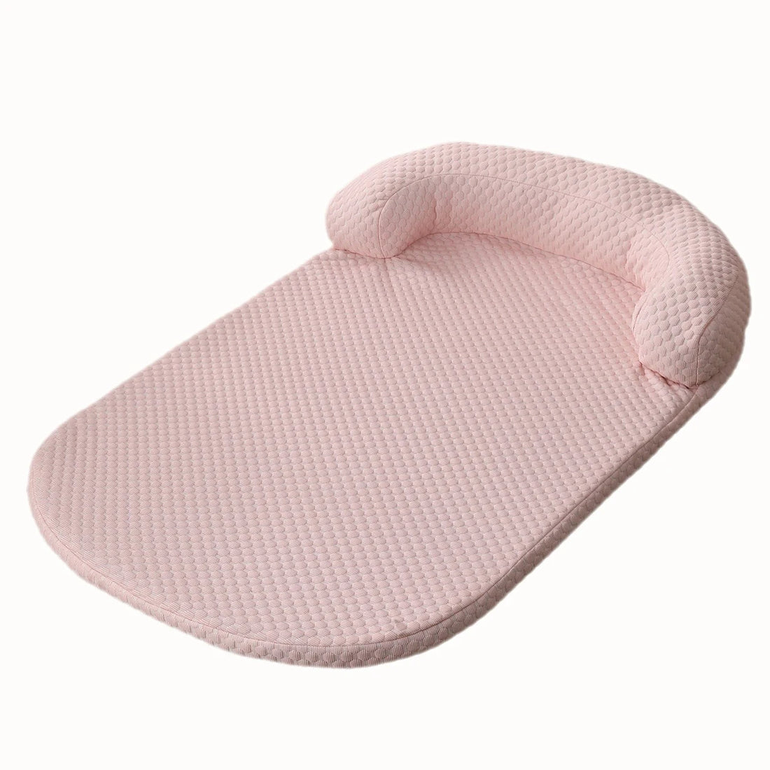 Breathable Spring & Summer Cooling Dog Bed with Pillow – Anti-Slip Ice Silk Fabric Pet Cushion for Small to Large Dogs & Cats