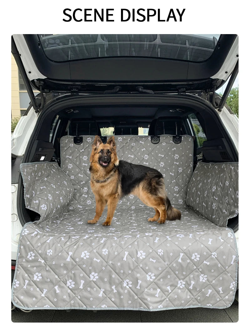 Waterproof SUV Cargo Liner for Dogs – Universal Fit Pet Seat Cover Mat for SUVs, Sedans & Vans