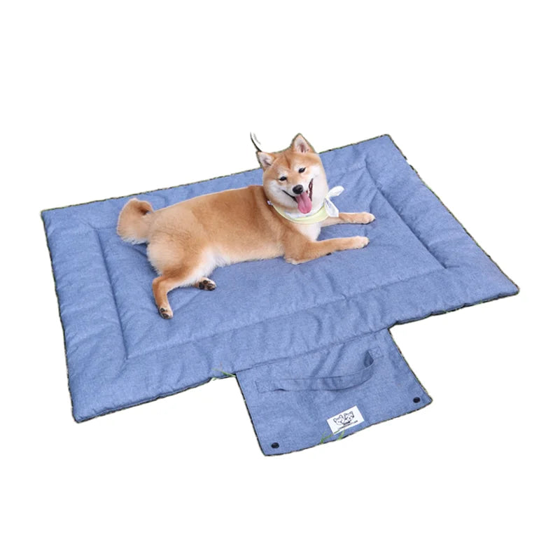 Waterproof Foldable Pet Mat – Portable Dog Bed Blanket for Outdoor & Indoor Use