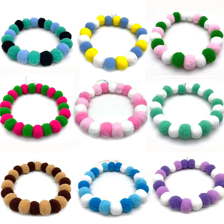 Dog Bow Tie & Necklace Set 🌈 30pcs Pet Grooming Accessories
