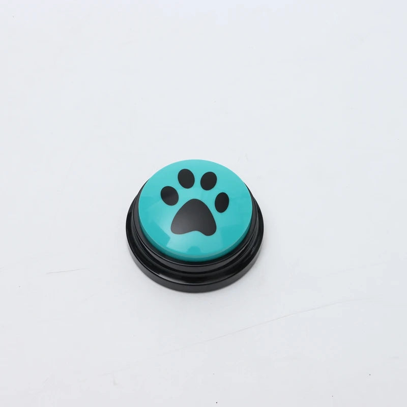 🎤 Pet Communication Button – Recordable Talking Training Toy with Cute Claw Print Design 🐾💡