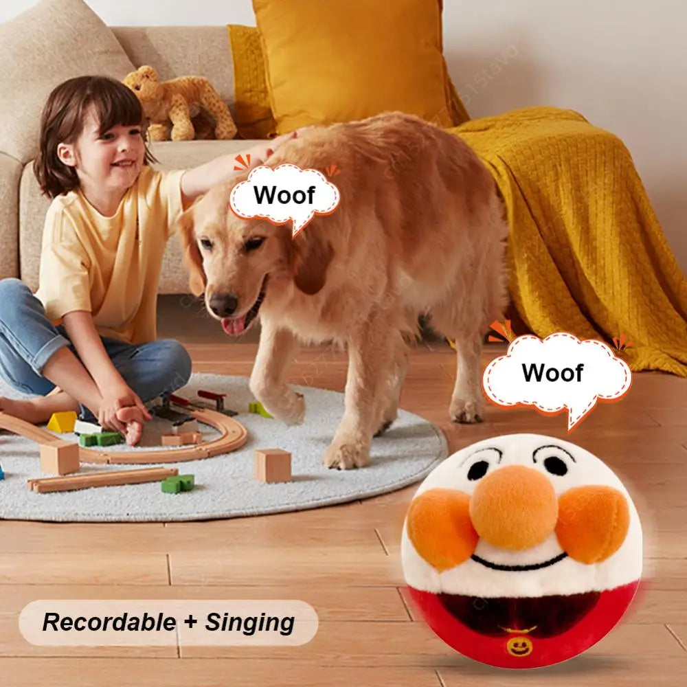 Talking Plush Ball Dog Toy – Interactive Bouncy Play 🧸🐾