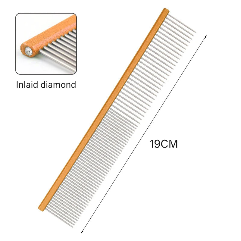 Light Aluminum Pet Grooming Comb – 6 Colors Available