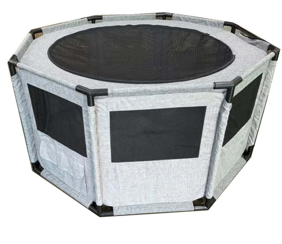 Portable Dog Playpen – Indoor/Outdoor Water-Resistant Pet Exercise Cage, Crate & Kennel for Dogs, Cats & Small Animals