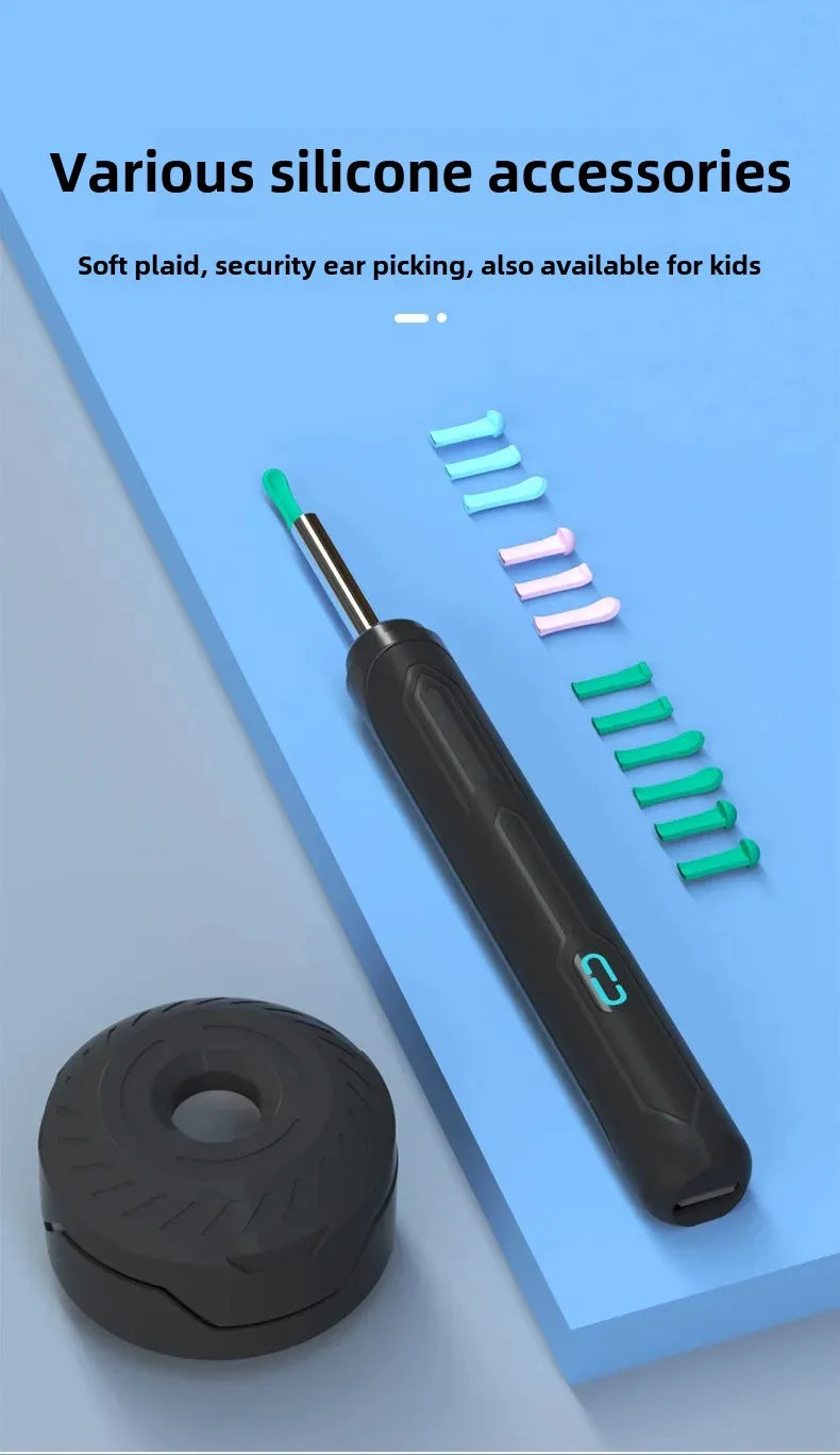 HD Ear Cleaner with Camera – NK3 Otoscope Wax Removal Tool Set with USB-C Charging & Endoscope for Ear Cleaning