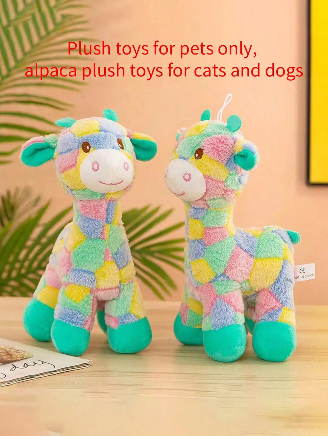Cartoon Deer Plush Dog Toy – Durable Chew & Interactive Play Toy 🦌🐶