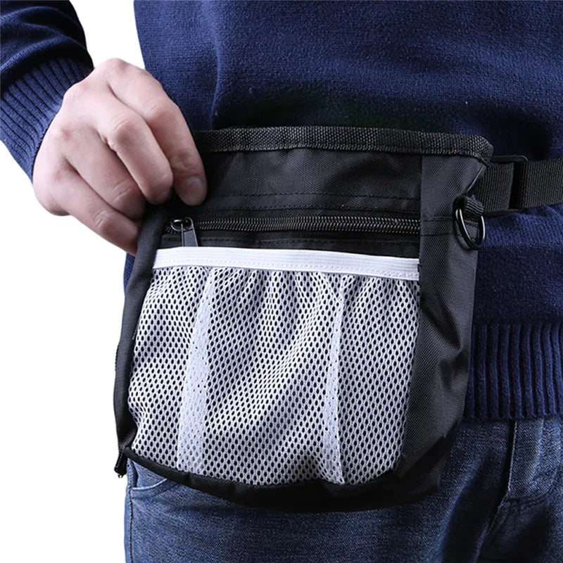 Multifunctional Dog Training Treat Pouch – Pet Snack & Food Bag with Waist Strap & Crossbody Option for Puppy Walking & Training