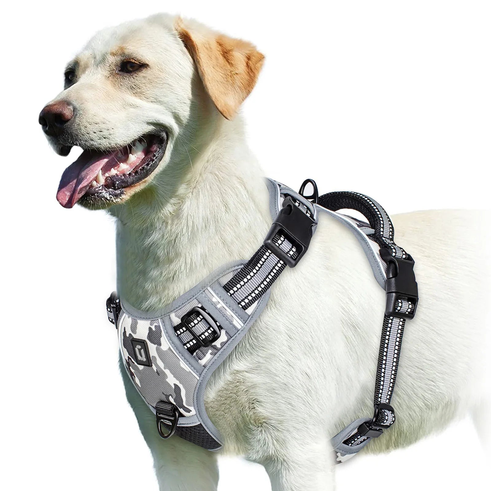 🐾 No Pull Dog Harness – Adjustable Soft Padded Vest with Easy-Control Handle