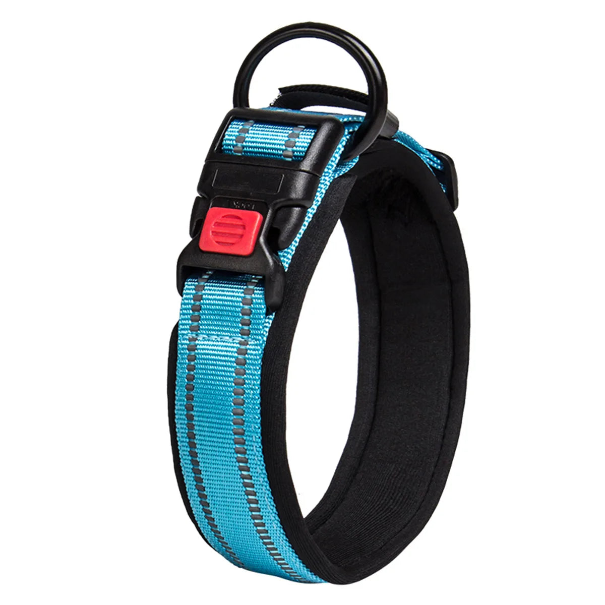 Reflective Adjustable Dog Collar – Soft Foam Neck, Colorful & Fashionable, for Small, Medium & Large Dogs