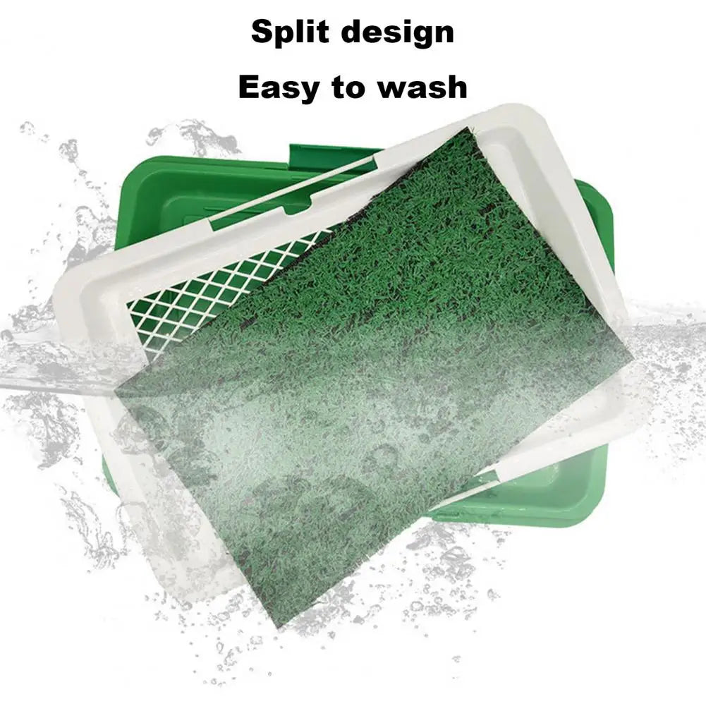Portable Dog Grass Pee Pad – Reusable Pet Potty Training Mat for Indoor/Outdoor Use