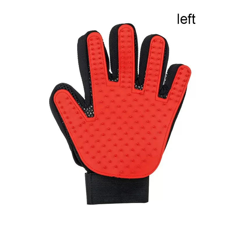 Pet Grooming Glove 🐾 Deshedding & Massage Brush for Dogs & Cats