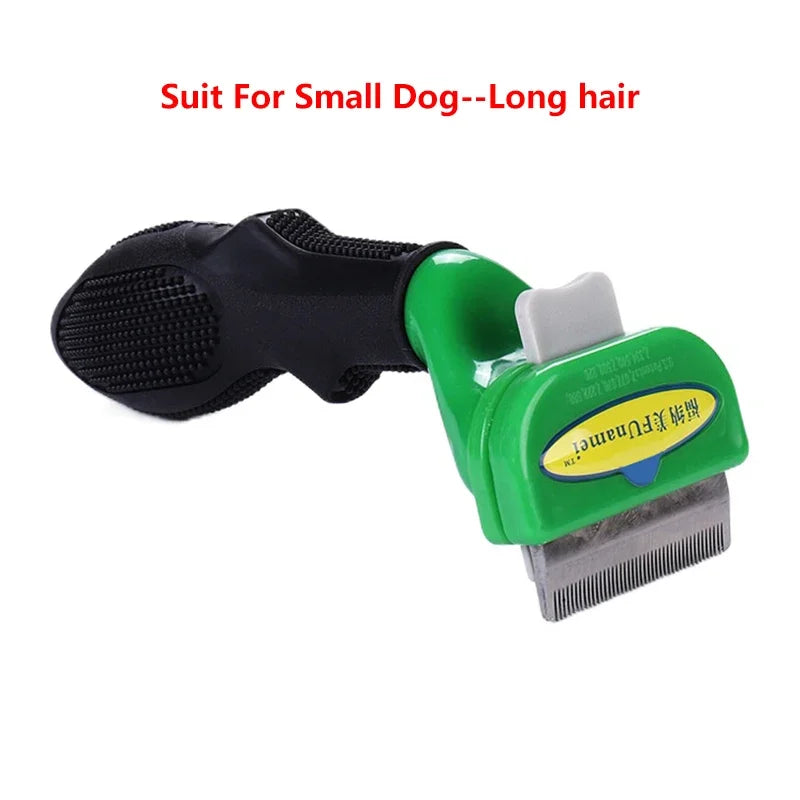 🐶 Dogs & Cats Hair Shedding Massage Comb – Pet Grooming Brush for Hair Removal & Massage
