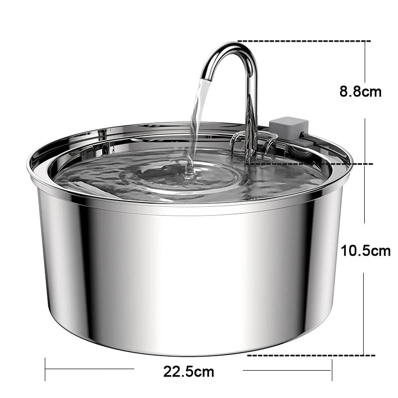 🐾 Replacement Filters for Stainless Steel Cat Water Fountain – Activated Carbon & Sponge Elements