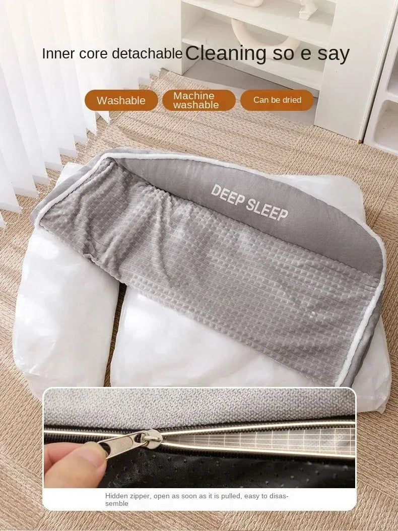 Warm Holiday Pet Bed – Winter Dog & Cat Sofa Bed for Halloween & Christmas