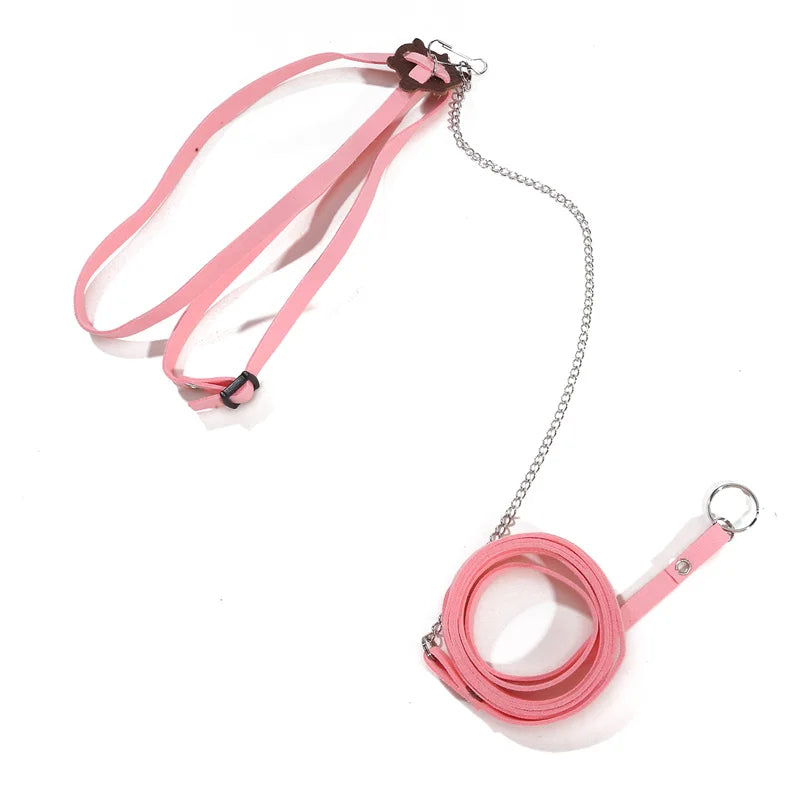 Adjustable Turtle Leash Harness – Outdoor Safety Traction Rope for Small Reptile Pets