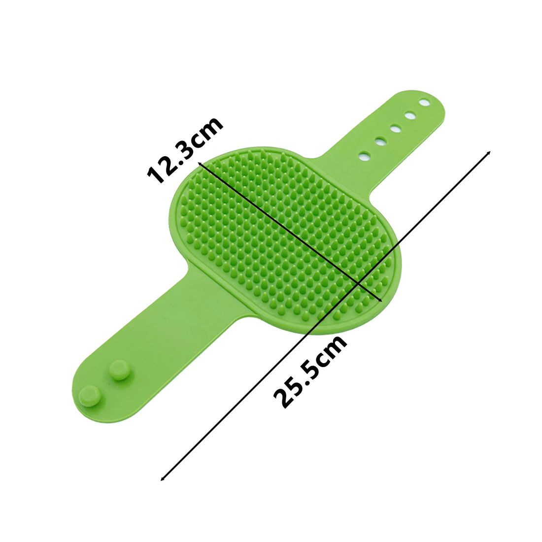 Soft Rubber Pet Grooming Brush – Hair Removal & Massage Glove for Dogs and Cats