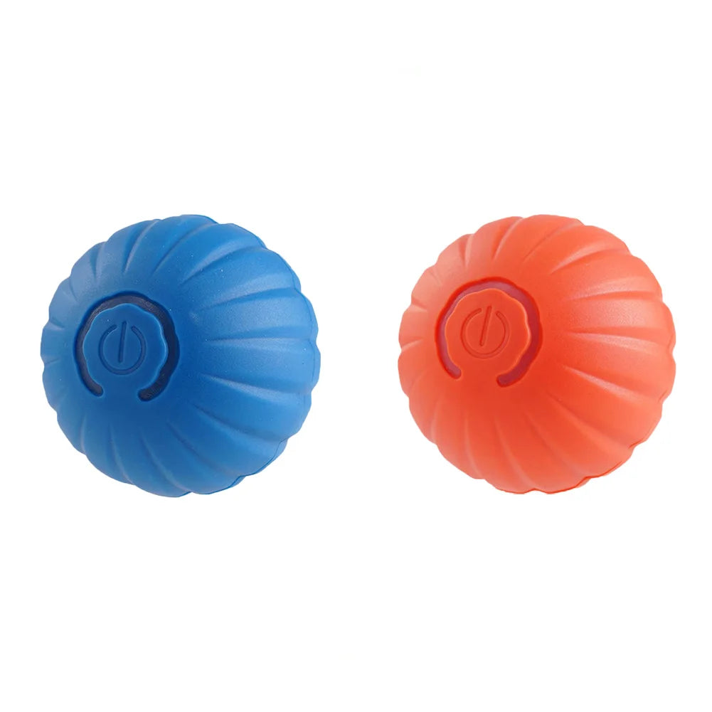 ⚽ Automatic Smart Moving Dog Toy Ball – Interactive Jumping Chew Toy (USB Rechargeable) 🐾💨