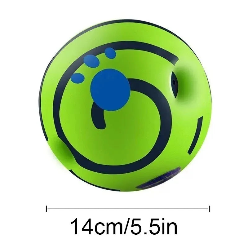 Wobble Wag Giggle Glow Ball – Interactive Sound Dog Toy 🟢🐾