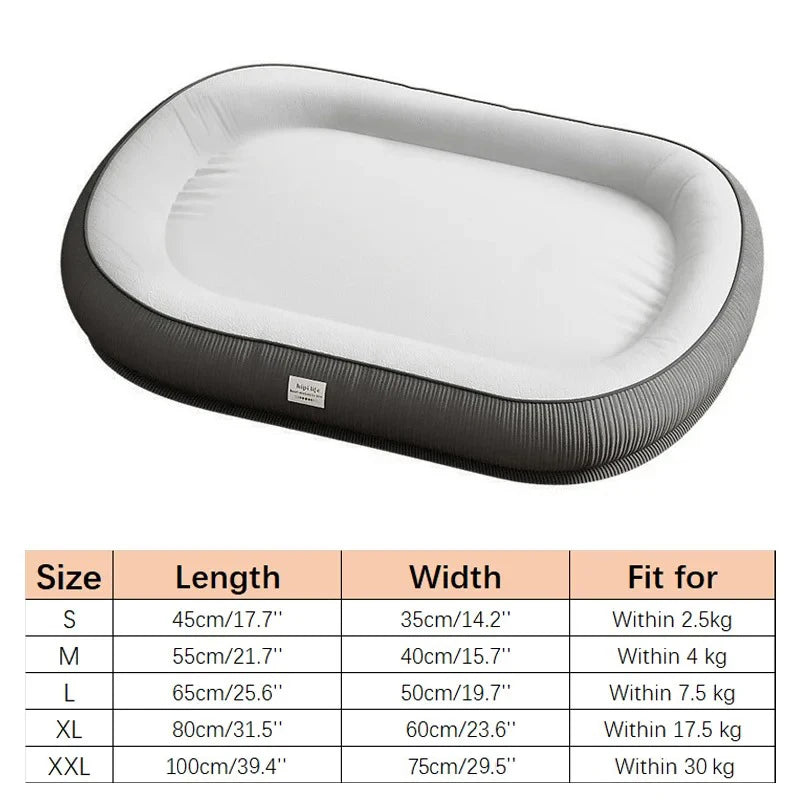 Plush Dog Bed – Cozy Cushion for Small to Large Dogs & Cats, Soft Pet Mat Blanket for All Breeds