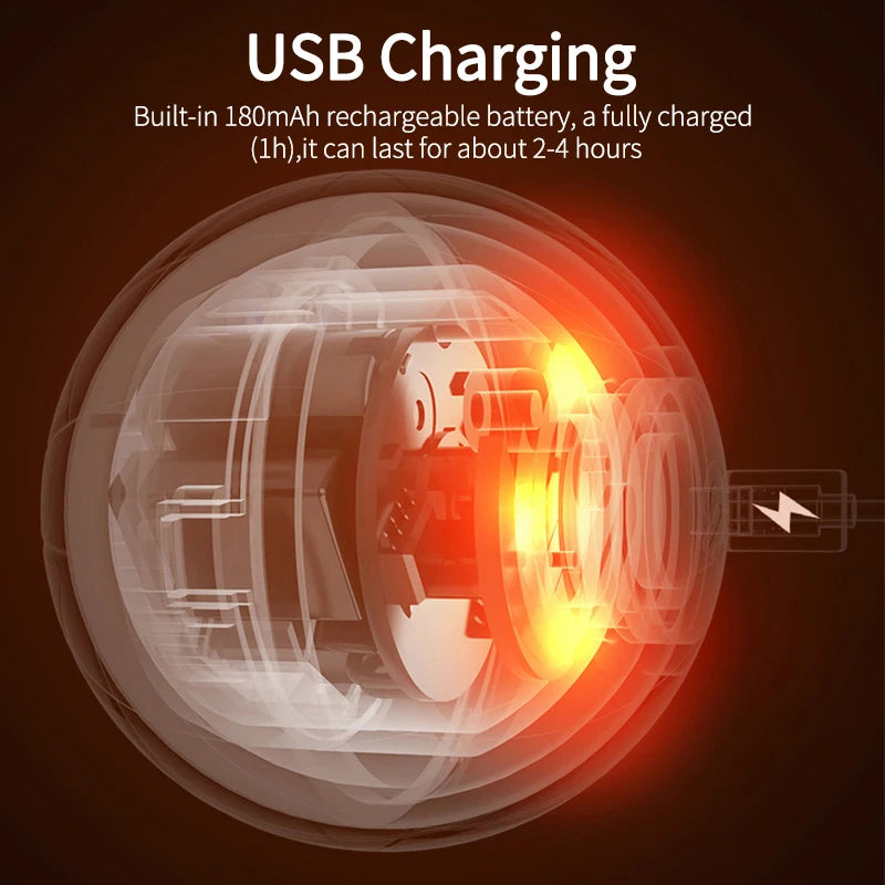 🐾 ROJECO Smart Interactive Cat Bouncing Ball – Self-Moving Electric Pet Toy for Cats & Dogs